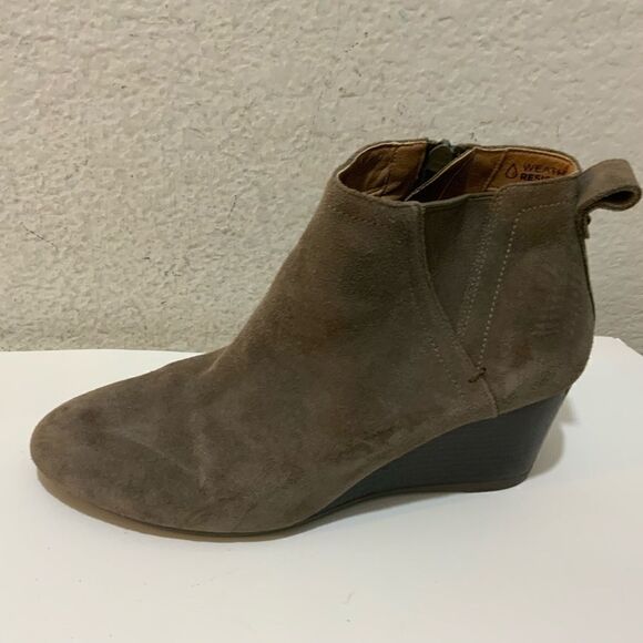 Vionic Gray Paloma Wedge Ankle Boot Women Size 9 - Picture 9 of 16